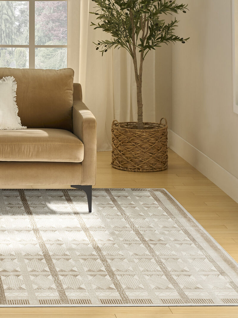 Nordic NRC06 Taupe 8' x 10' Rug