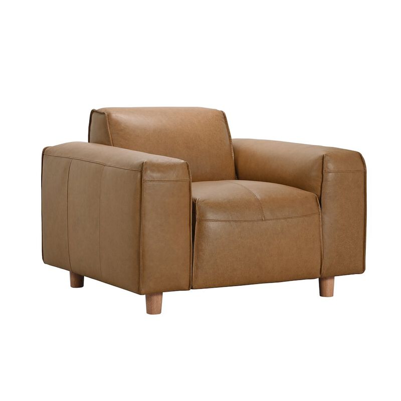 Porter Designs Nerio Top-Grain Leather Chair, Brown image number 1