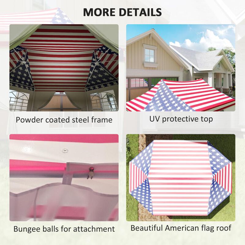 Hivvago 22.3x16.4 Event Tent with 2 Doors image number 6