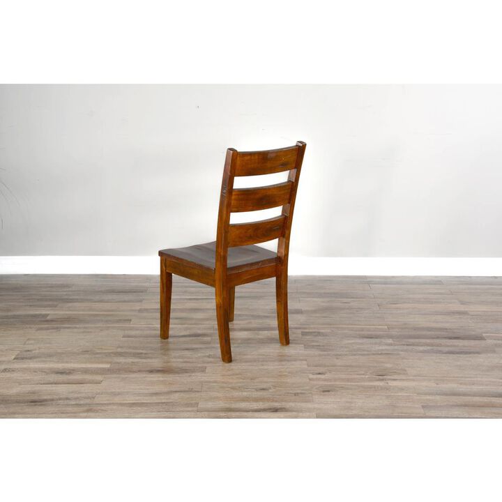 Sunny Designs Tuscany Ladderback Chair with Wood Seat