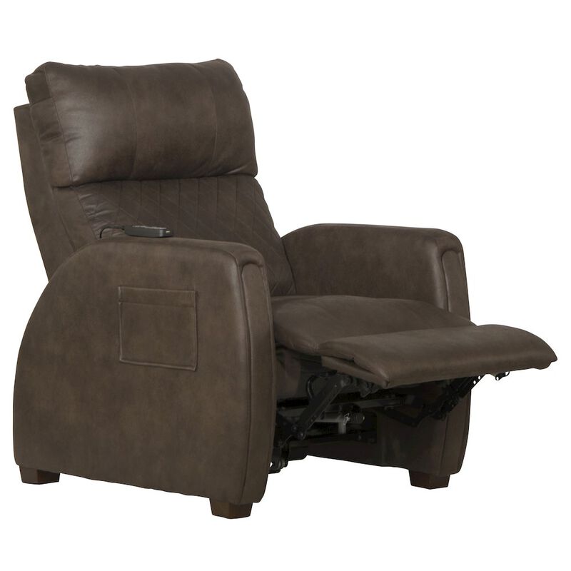 Catnapper Relaxer Power Lay Flat Recliner with Power Adjustable Headrest and Lumbar