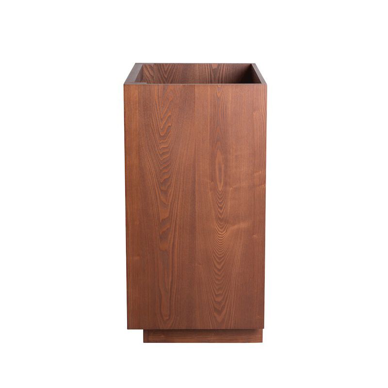 Daxton 24" Freestanding Bathroom Vanity Cabinet without Top in Brown Oak image number 4