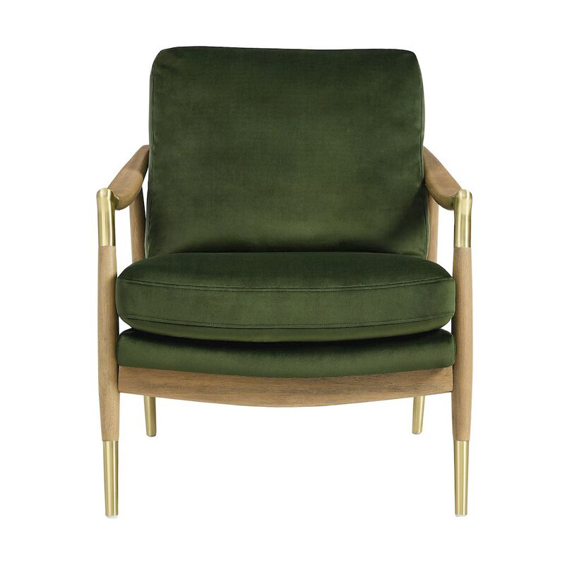 Langford Performance Velvet Accent Armchair image number 5