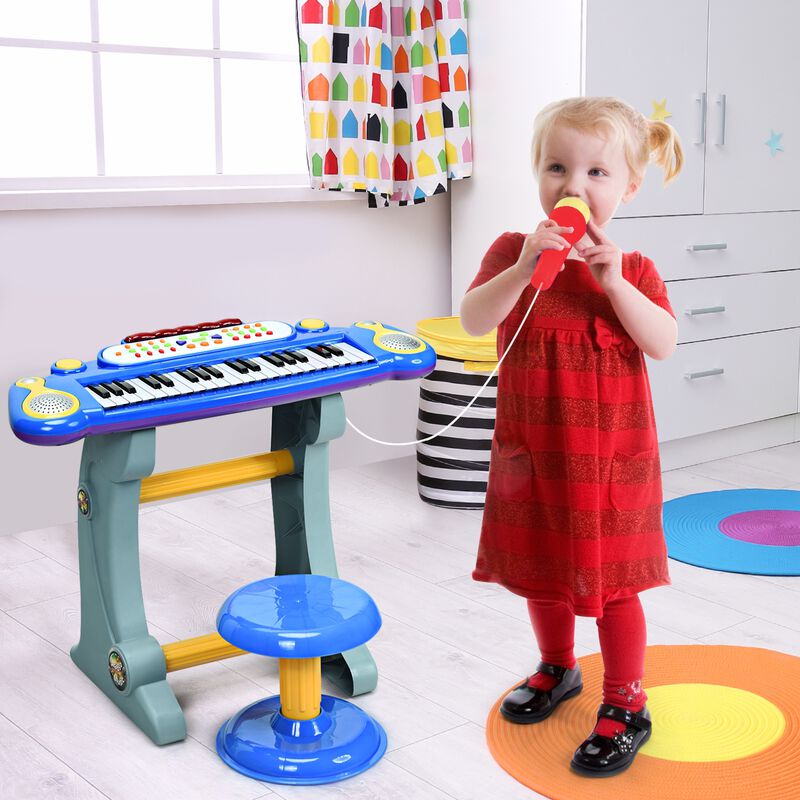 Kids 37 Key Electronic Keyboard Piano Toy image number 7