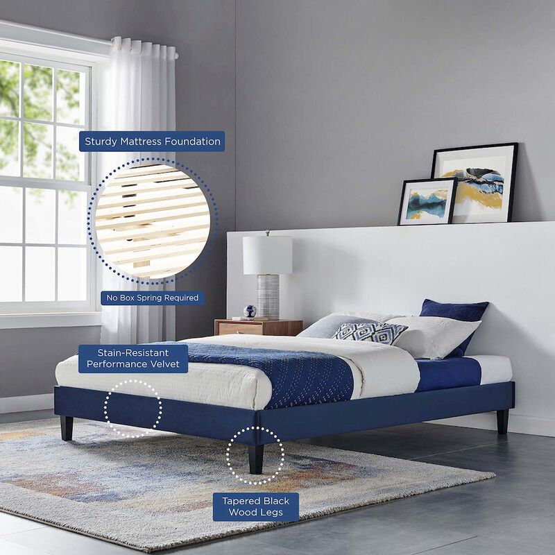 Aviana Performance Velvet King Bed image number 9