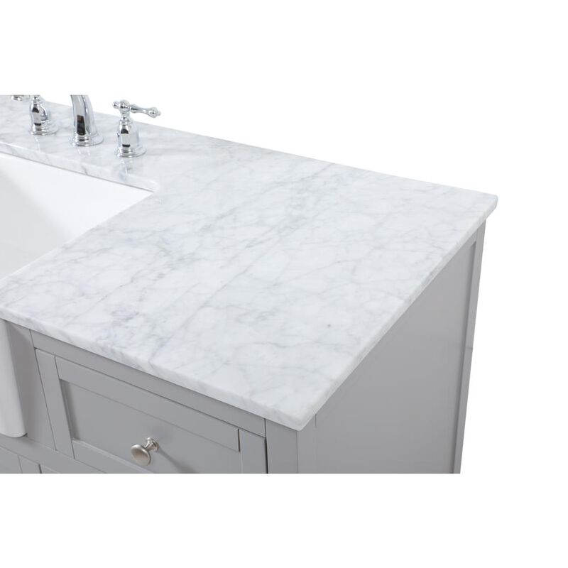 Elegant Kitchen and Bath 42 inch Single bathroom vanity in grey