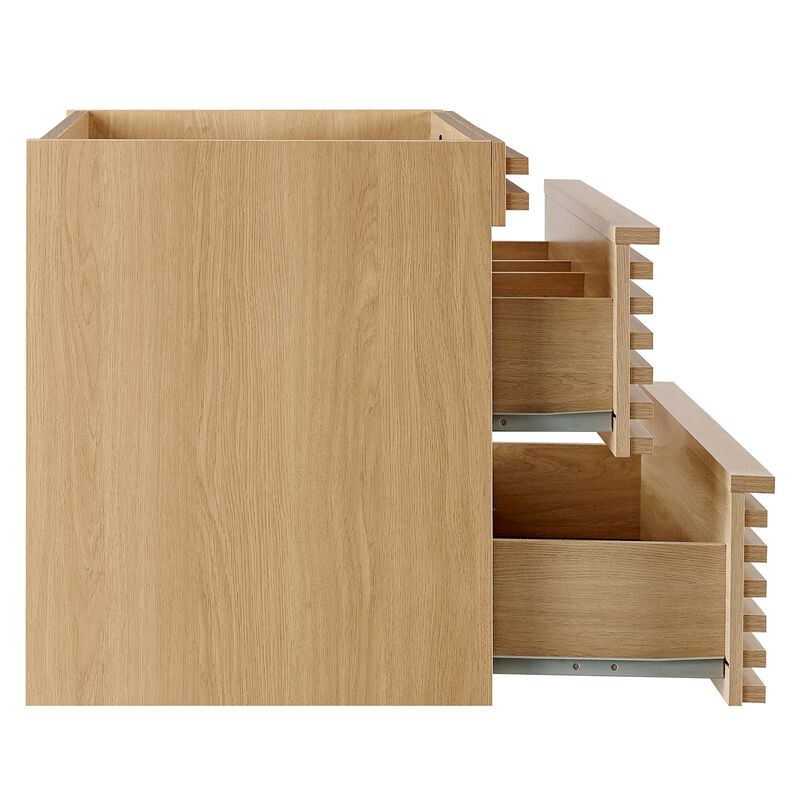 Render 30" Wall-Mount Bathroom Vanity Cabinet (Sink Basin Not Included) image number 2