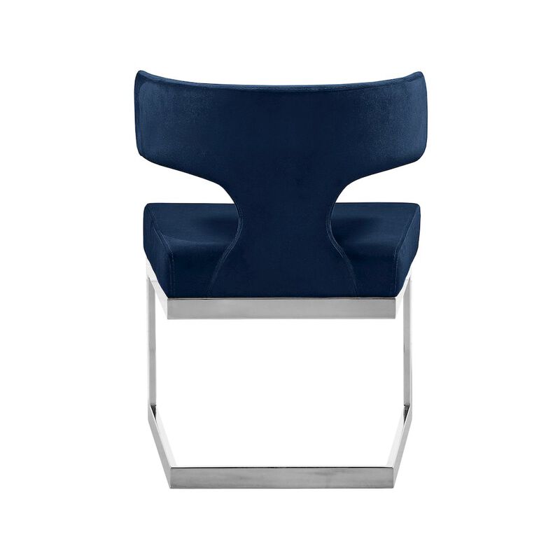 Meridian Furniture Alexandra Black Velvet Dining Chair