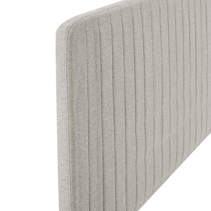 Modway - Milenna Channel Tufted Upholstered Fabric King/California King Headboard image number 2