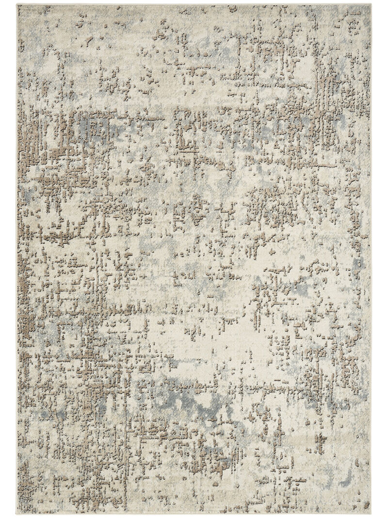 Quarry QUA17 Ivory/Beige 5'3" x 7'3" Rug image number 0