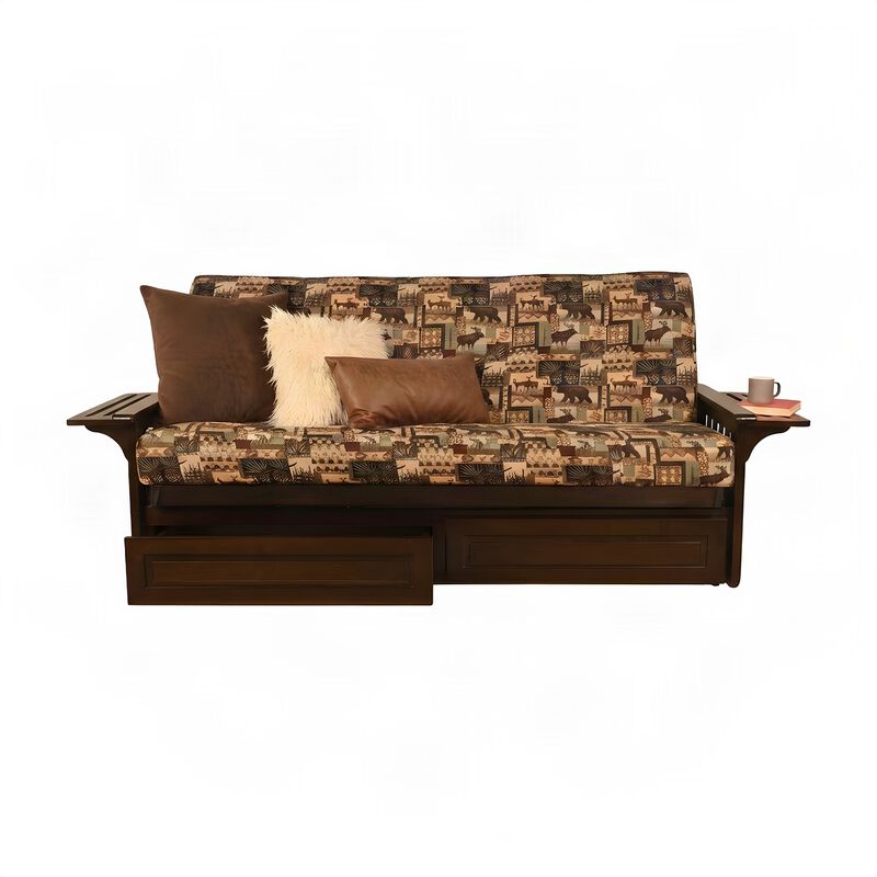 Phoenix Frame-Espresso Finish-Peter's Cabin Mattress-Storage Drawers image number 3