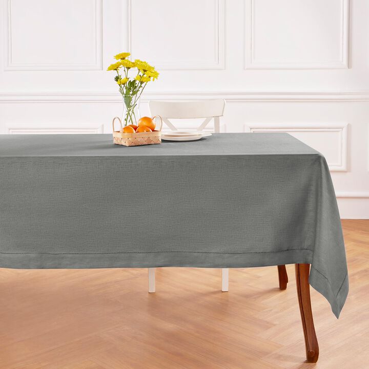Linen Tablecloth - Classic Hemstitch