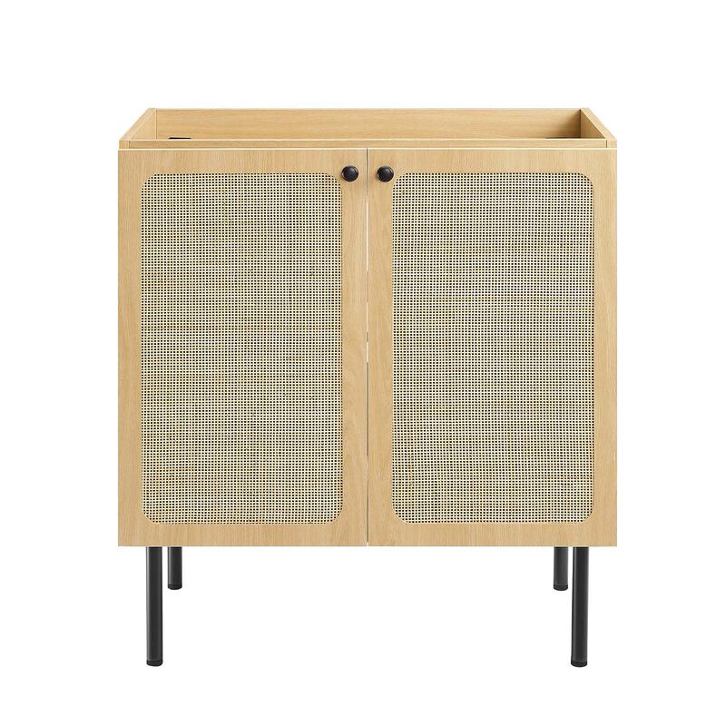 Modway EEI-6602-OAK Chaucer 30" Bathroom Vanity Cabinet (Sink Basin Not Included), Oak image number 5