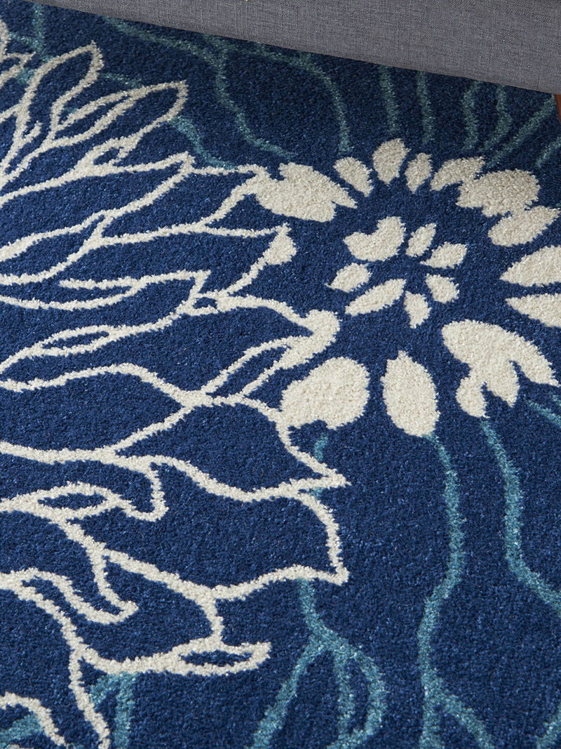 Passion PSN17 Navy/Ivory 5' x Round Rug image number 7