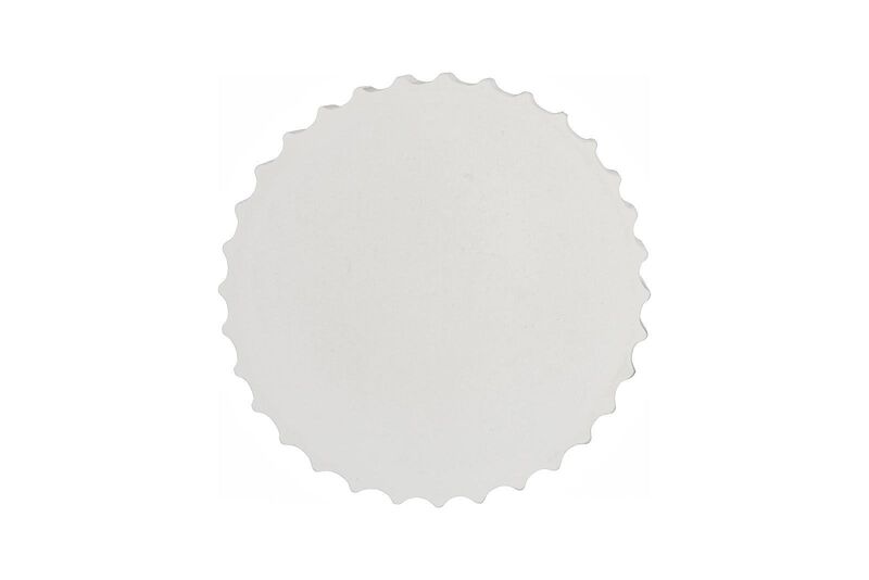 Vetra White Stone Side Table