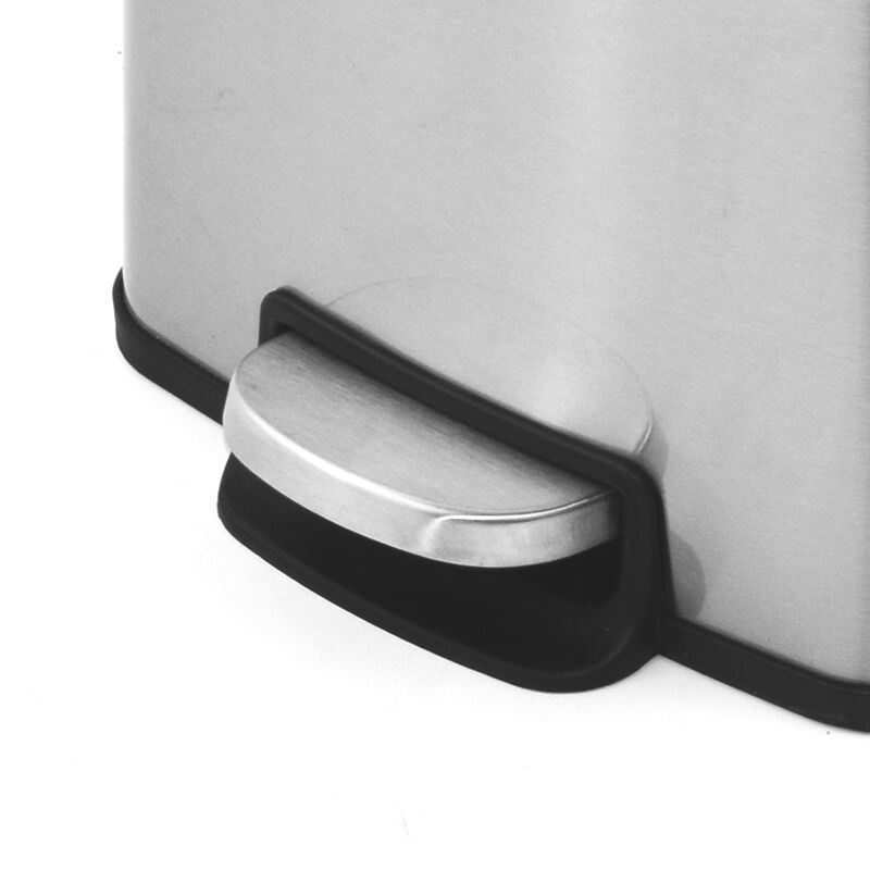 1.3 Gallon Stylish Shape Stainless Steel Trash Can