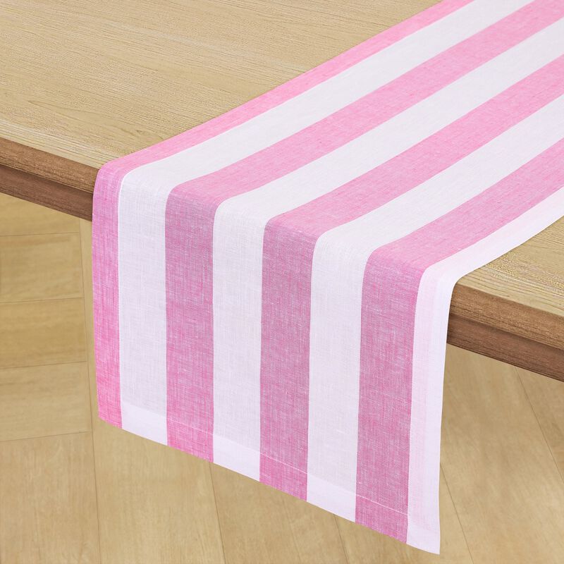 Linen Table Runner - Cabana Stripe image number 1