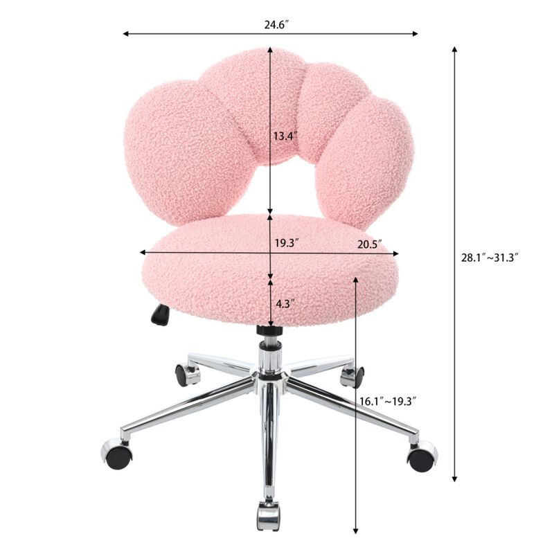 Adjustable Swivel Vanity Chair image number 9