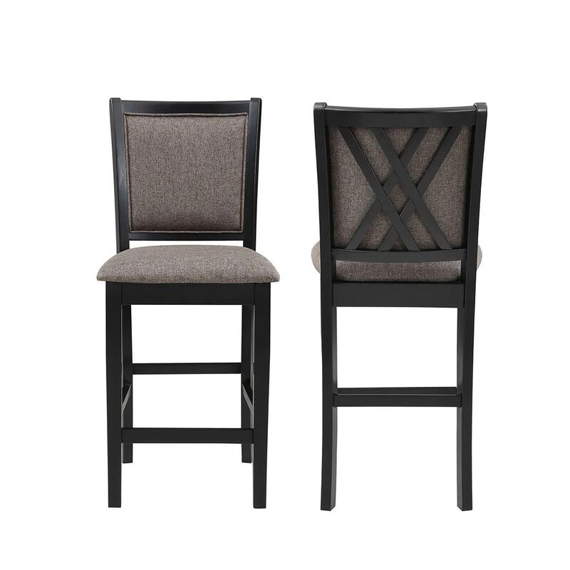 New Classic Furniture Potomac Counter Chair Black  (2 Per Carton)