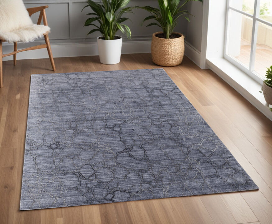 HomeRoots Abstract Hand Woven Area Rug
