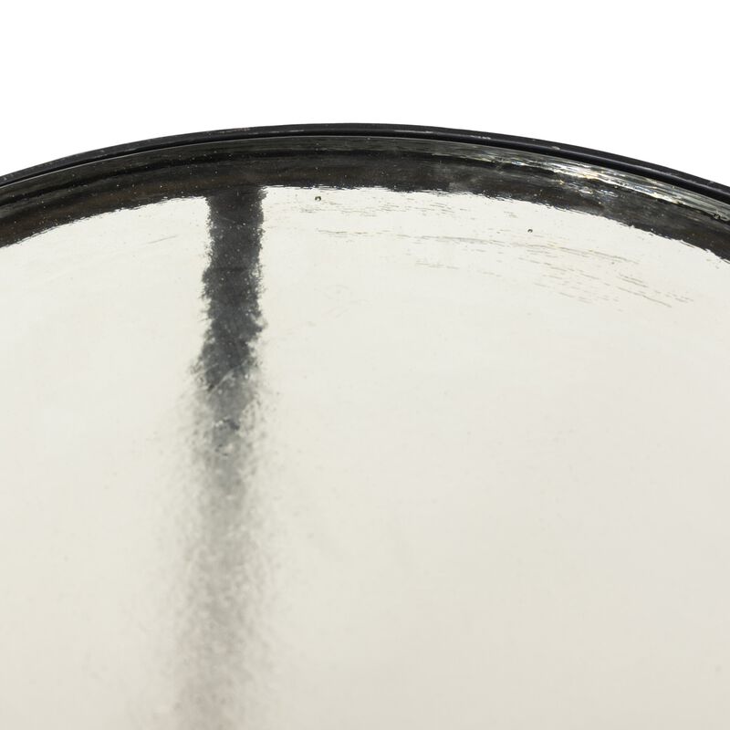 Yoko Small Clear Cast Glass Nesting Table