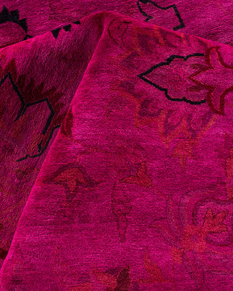 Fine Vibrance, One-of-a-Kind Handmade Area Rug  - Purple, 14' 10" x 12' 1" image number 7