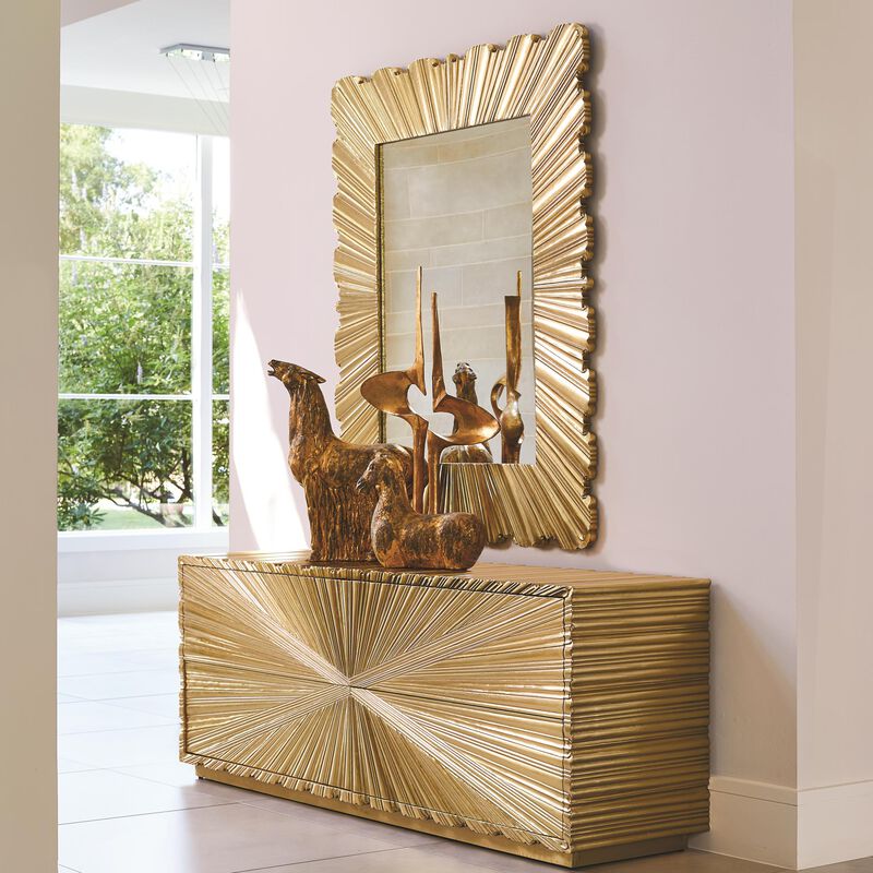 Linenfold Mirror