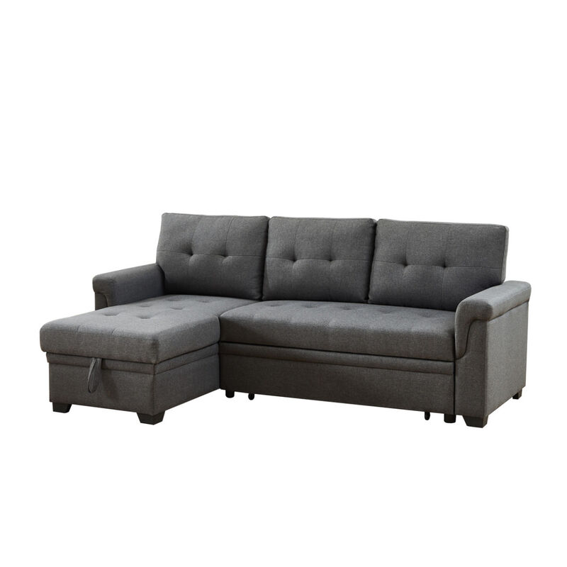 Streamdale Reversible Sleeper Sectional Sofa with Storage Chaise
