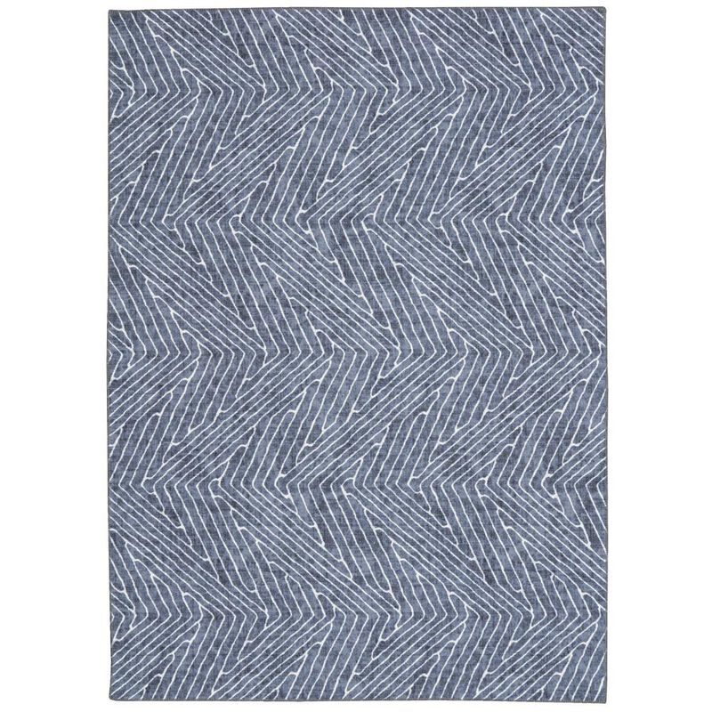 Linon Washable Fuller Grey/Ivory, Rug