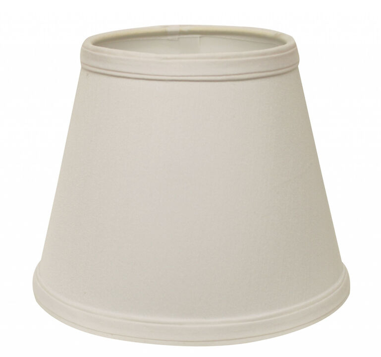 Hivvago 12" White Hardback Empire Slanted Slanted No Slub Lampshade