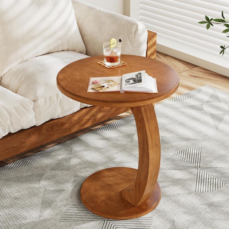 C-Shaped End Table image number 2