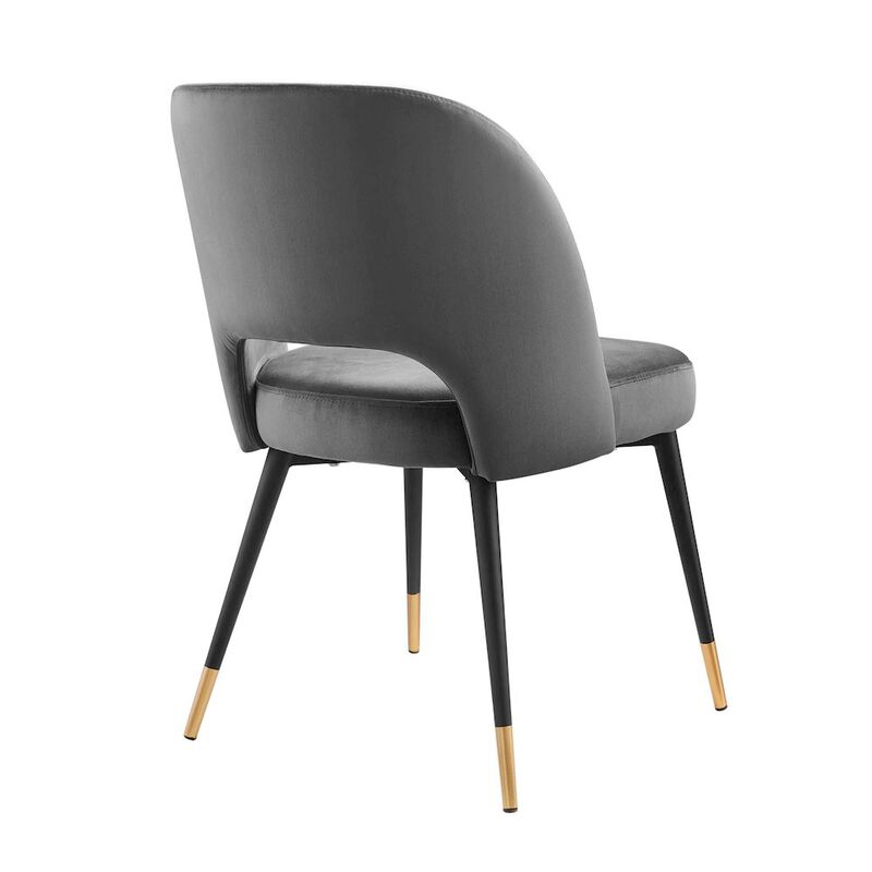 Rouse Performance Velvet Dining Side Chairs Set of 2 image number 3