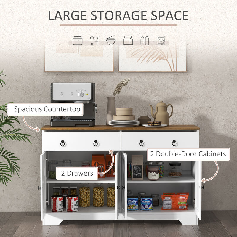 Wooden Kitchen Sideboard &ndash; Multi-Purpose Buffet for Kitchen & Dining image number 6