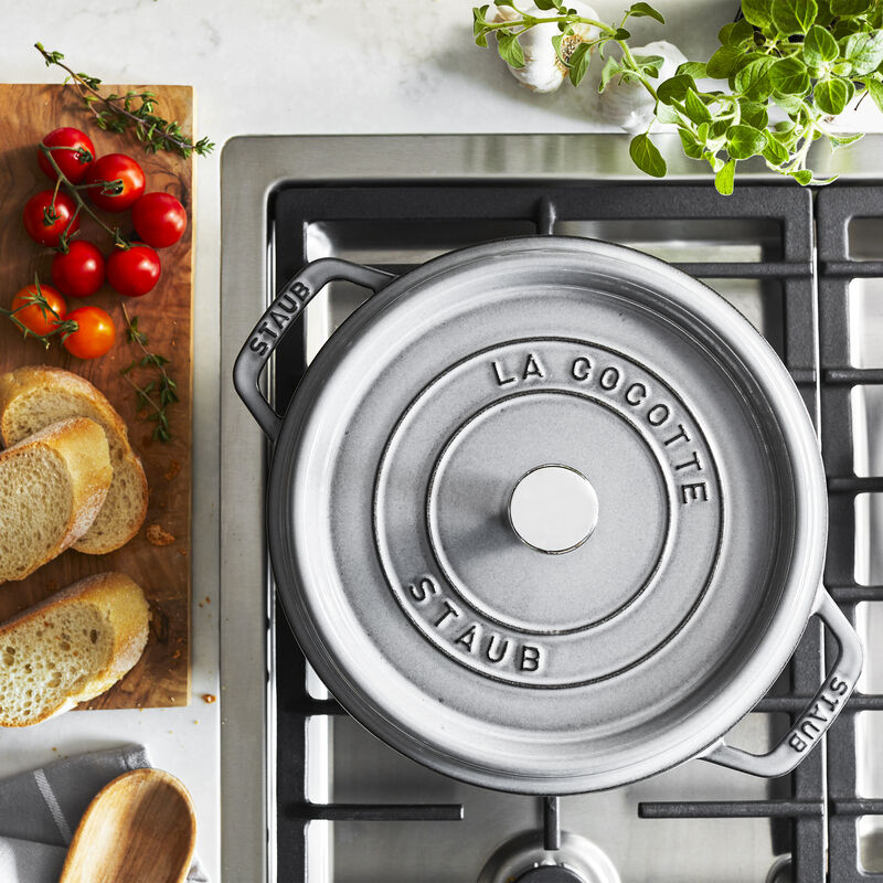 Staub Cast Iron 4-qt Round Cocotte