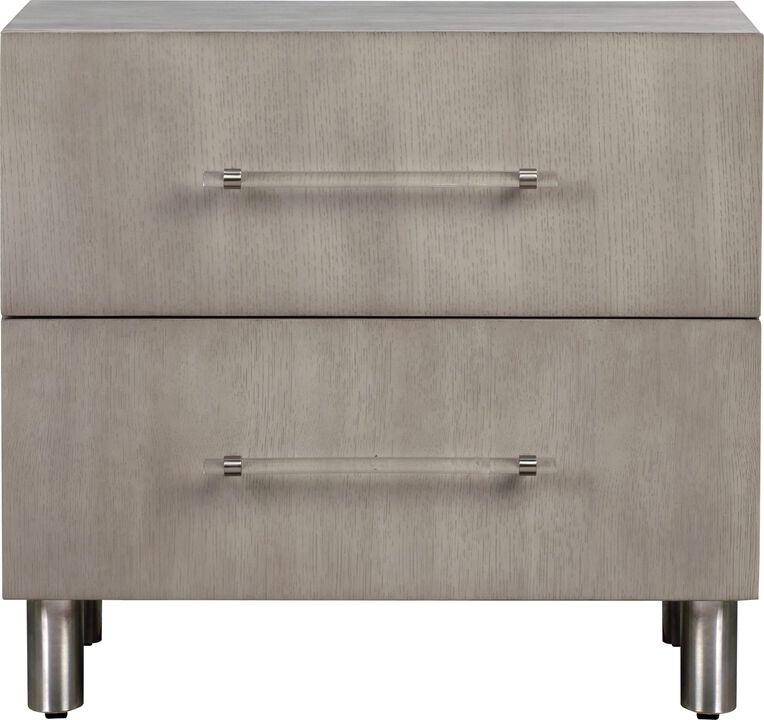 Argento Nightstand in Misty Grey