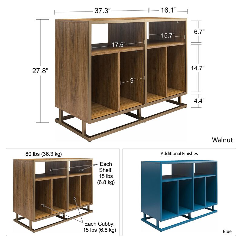 Regal Double Wide Record Station/Accent Cabinet