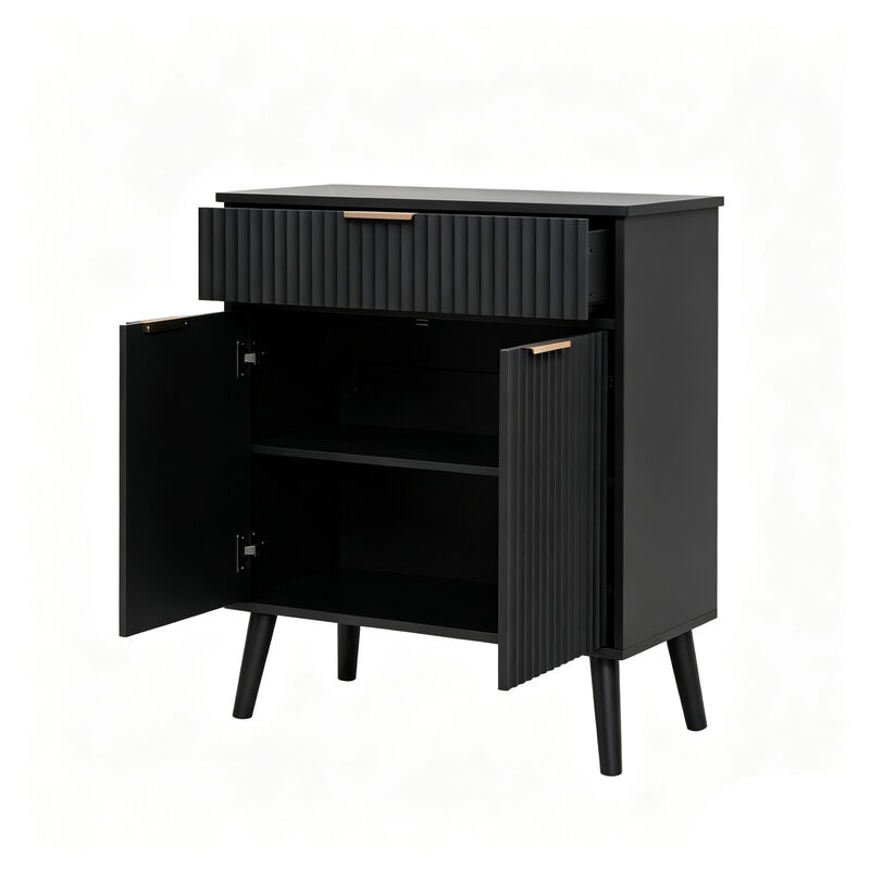 Lewurn Adjustable Shelves Storage Cabinet image number 3