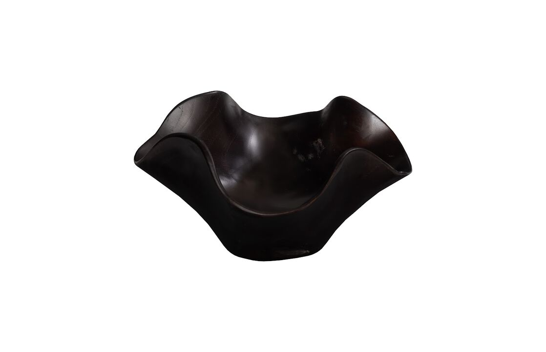 Teak Black Wood Bowl