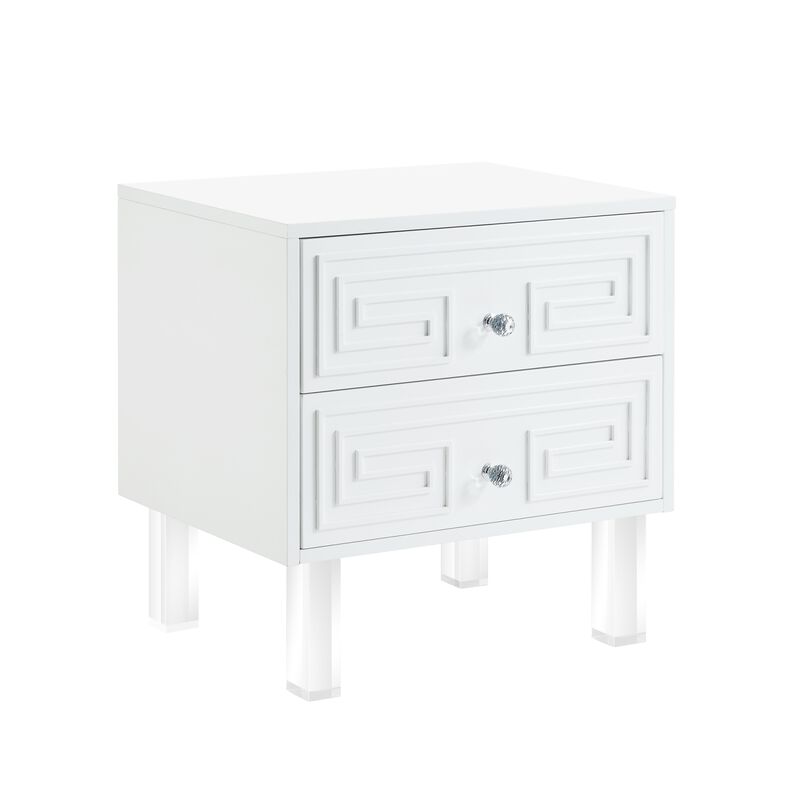 Inspired Home Clarice  Side Table/Accent Table/Nightstand