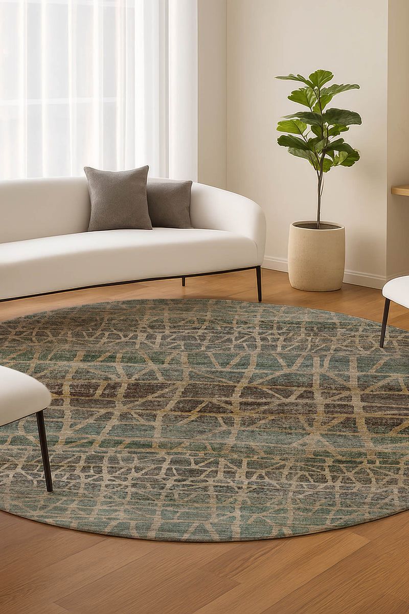 Nexus NX1 Teal 9' x 12' Rug image number 3