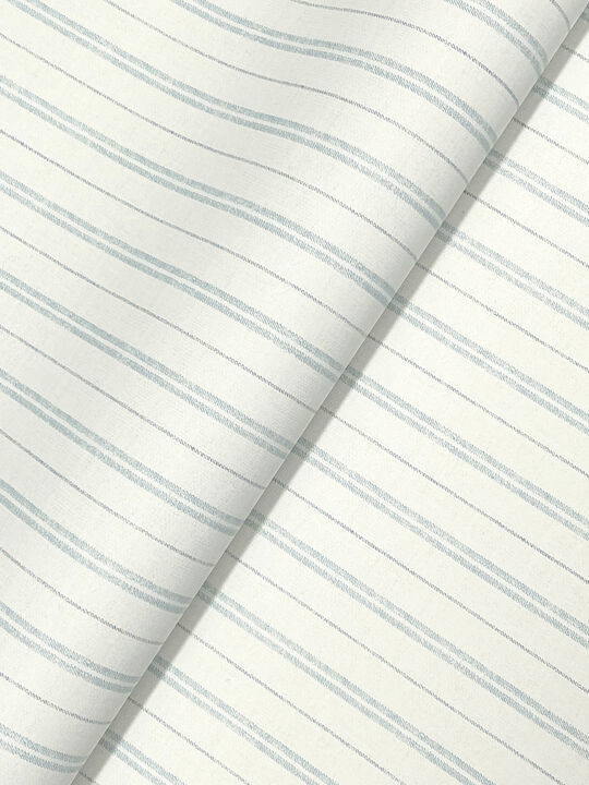Harville Light Blue Double Stripe Wallpaper
