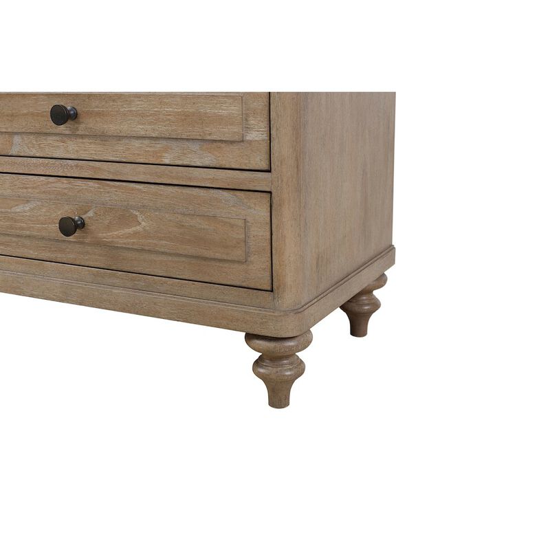Wilmington 3 Drawer Nightstand