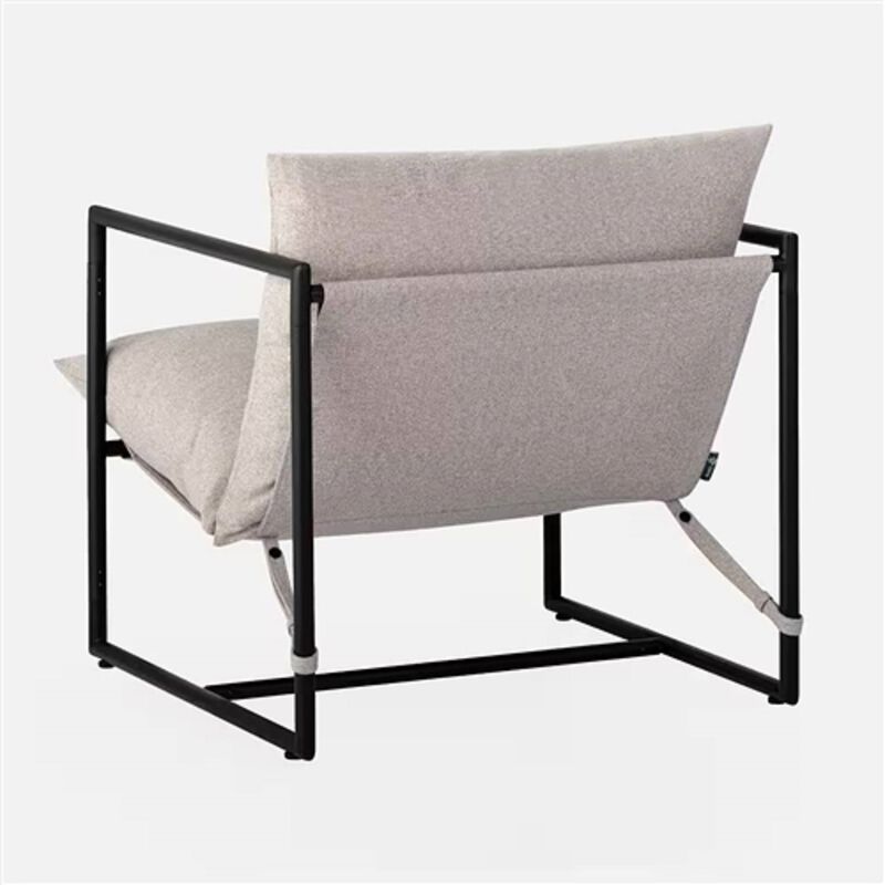 Upholstered Accent Chair with Metal Frame &ndash; Minimalist Design for Elegant, Modern Spaces