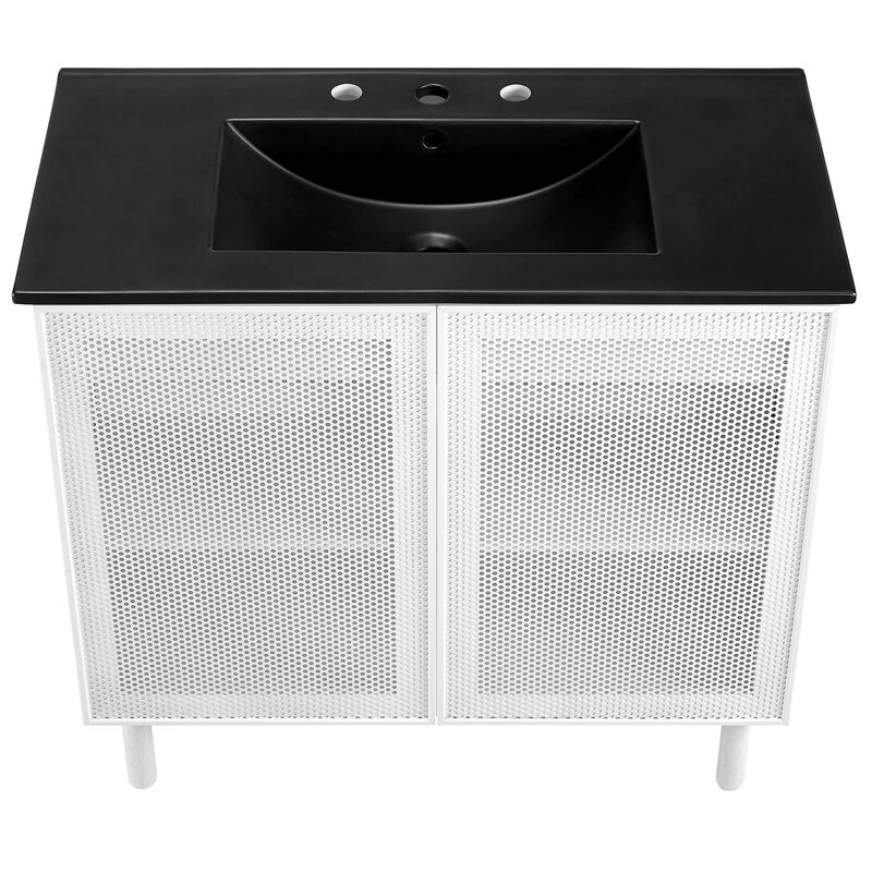 Calla 36" Single Combo in Black White image number 5