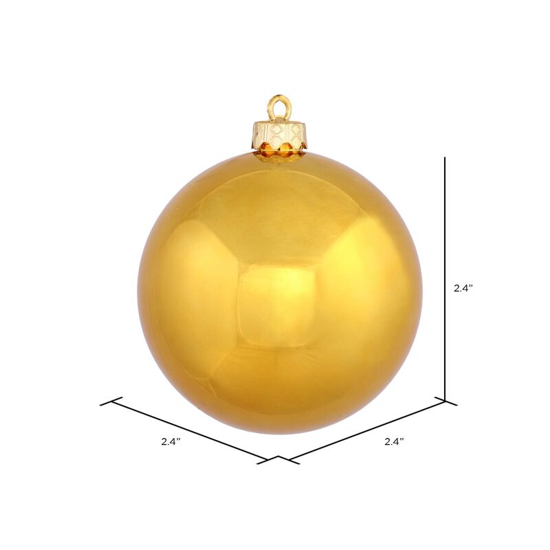 Vickerman Antique Gold Shiny Ball UV 24/Bag - image number 1