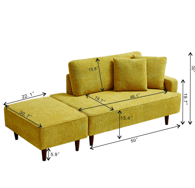 Statco  Chaise Lounge Chair with Ottoman image number 5