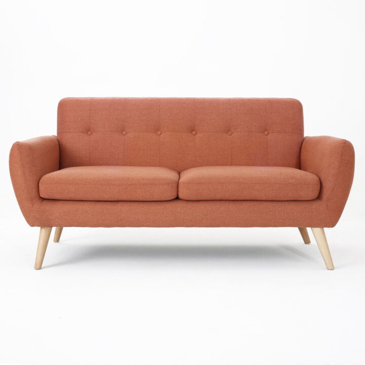 Lupusp Button Tufted Loveseat