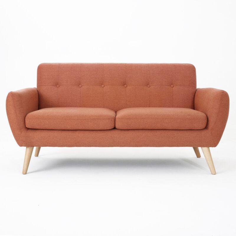 Lupusp Button Tufted Loveseat image number 0