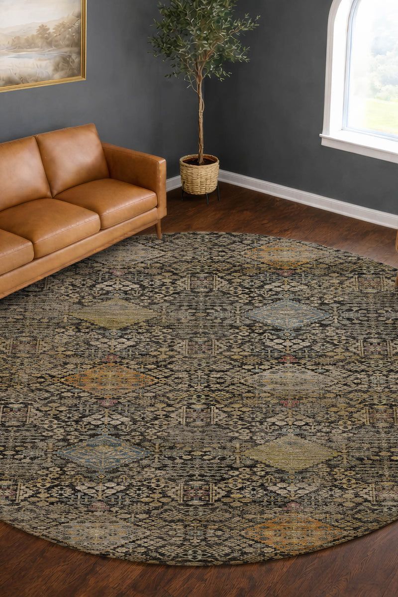 Aristo AR1 Black 9' x 12' Rug image number 3