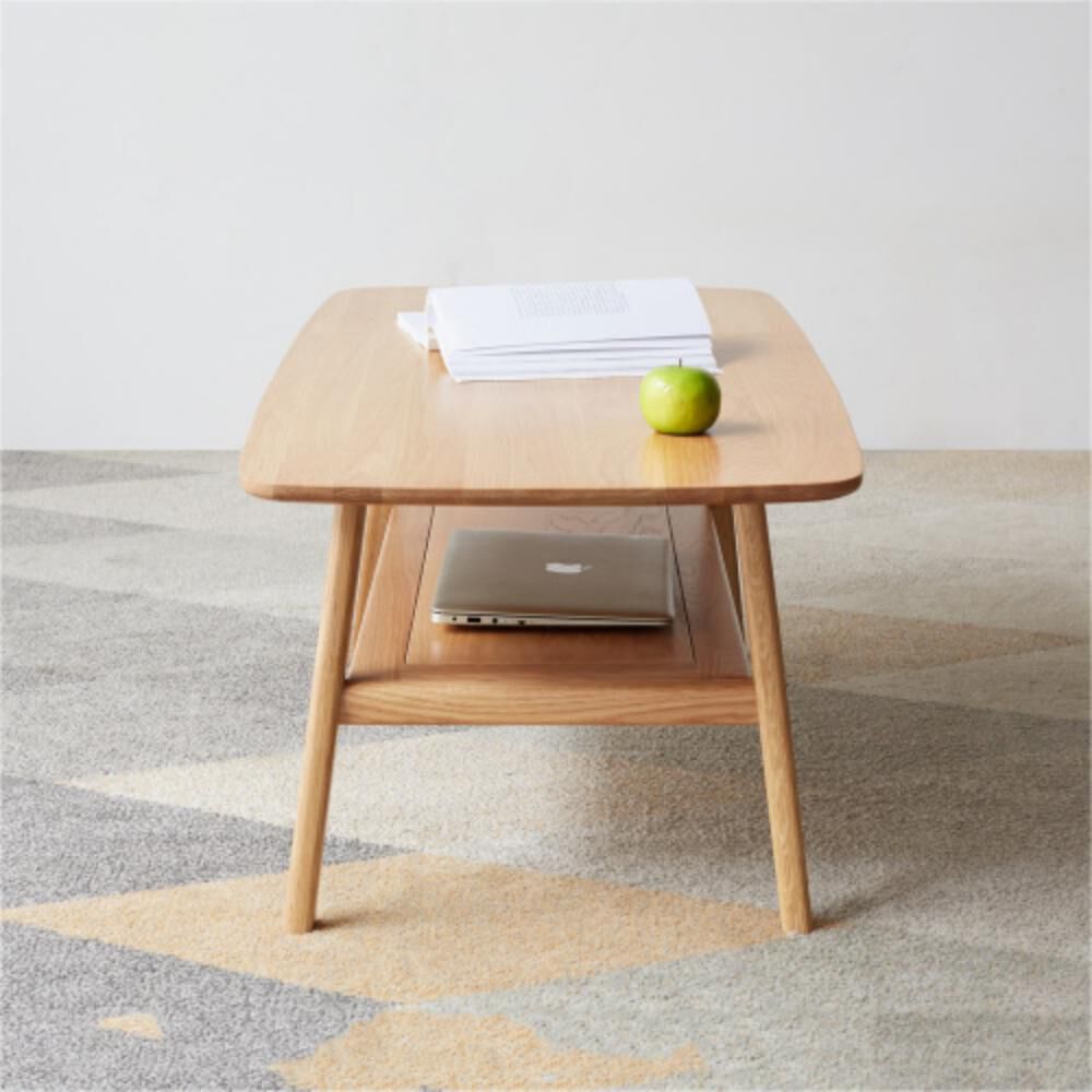 Center table Low Table 100% solid wood Top plate Desk Coffee table